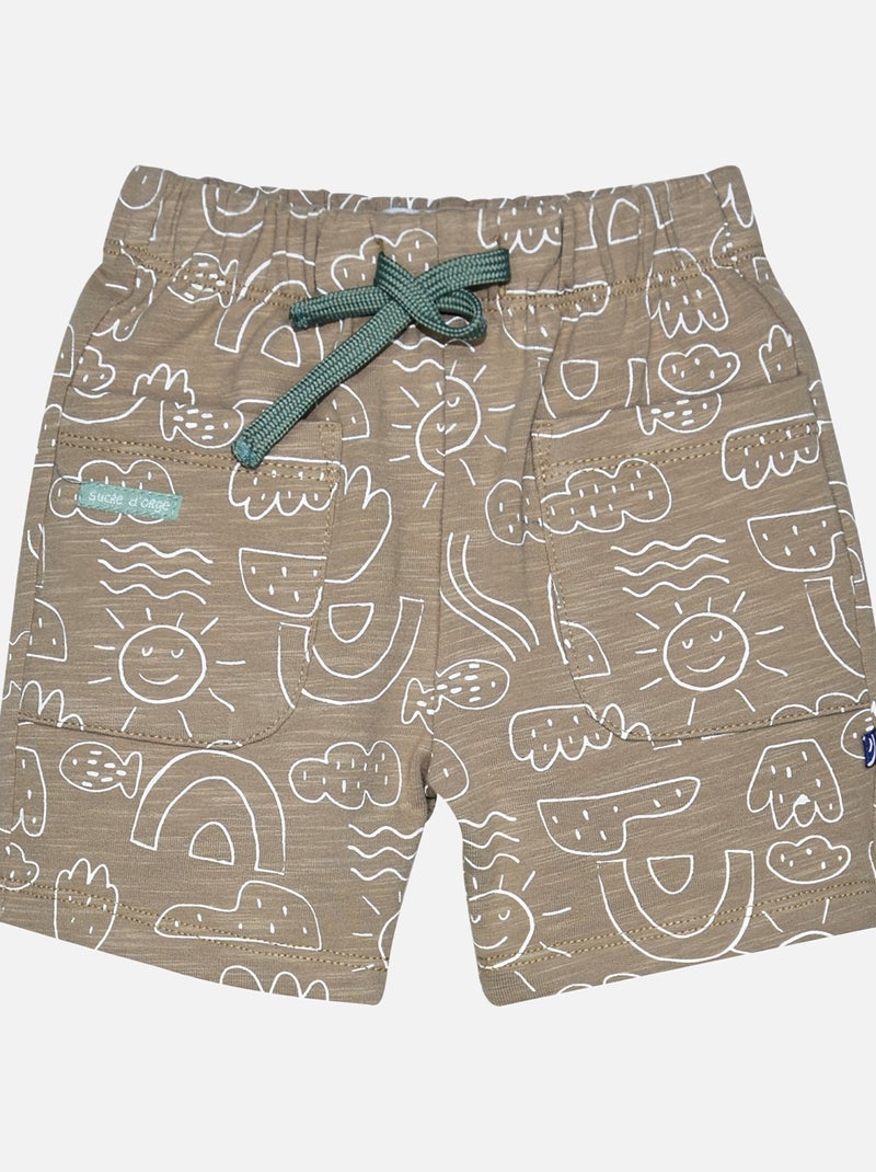 TSHIRT BERMUDA LAZARE MAILLE BEBE Vert - Kiabi