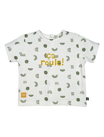 TSHIRT BERMUDA LEANDRE MAILLE FANTAISIE BEBE