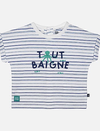 TSHIRT BERMUDA LEZIN MAILLE BEBE