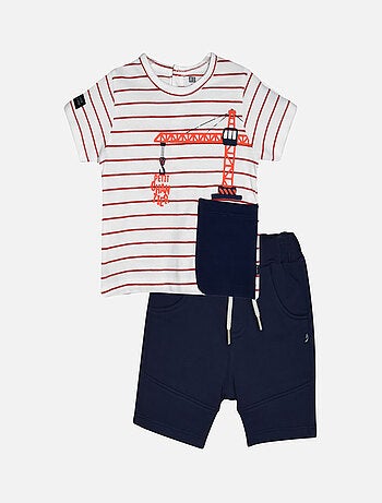 TSHIRT BERMUDA LINO MAILLE BEBE