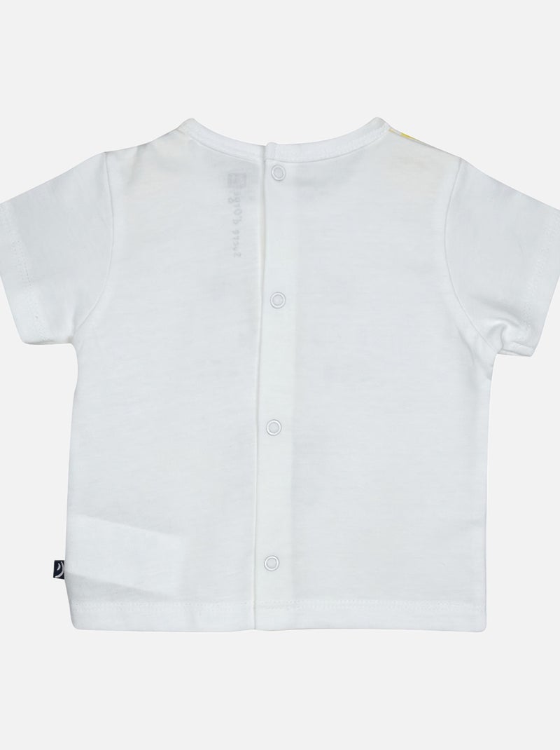 TSHIRT BERMUDA LOUISON BEBE Blanc - Kiabi