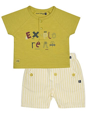 TSHIRT BERMUDA NICOLAS MAILLE BEBE