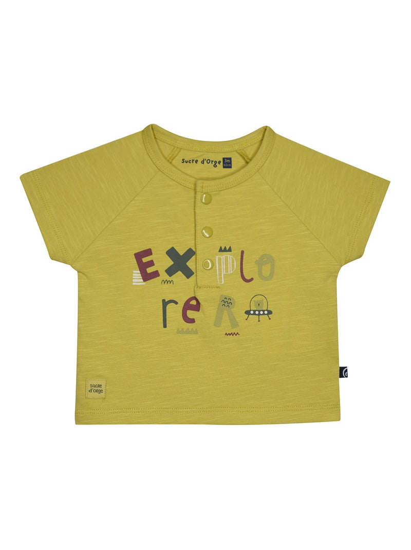 TSHIRT BERMUDA NICOLAS MAILLE BEBE Vert - Kiabi