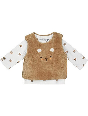 Tshirt debardeur pantalon sami maille