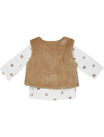 Tshirt debardeur pantalon sami maille