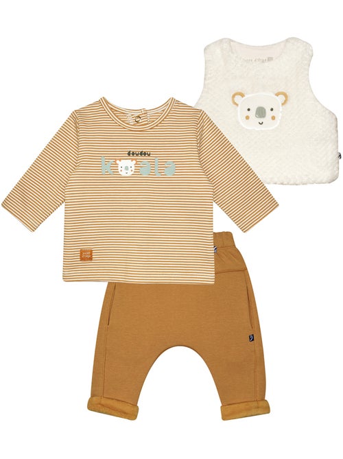 Tshirt debardeur pantalon seb maille - Kiabi