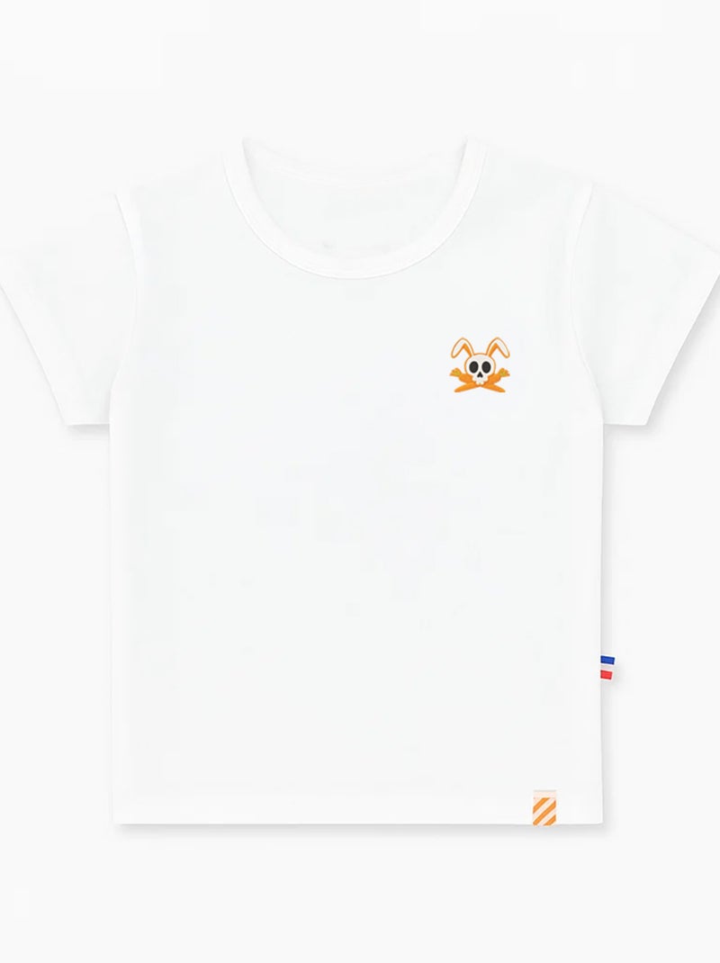 Tshirt en Coton Bio Hotot Blanc 1 an Blanc - Kiabi