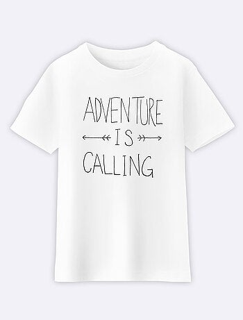 Tshirt Enfant ADVENTURE IS CALLING
