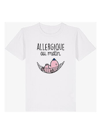 Tshirt Enfant ALLERGIQUE AU MATIN