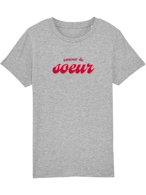 Tshirt Enfant AMOUR DE SOEUR - Kiabi