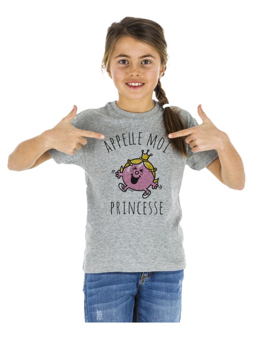 Tshirt Enfant APPELLE MOI PRINCESSE - Kiabi