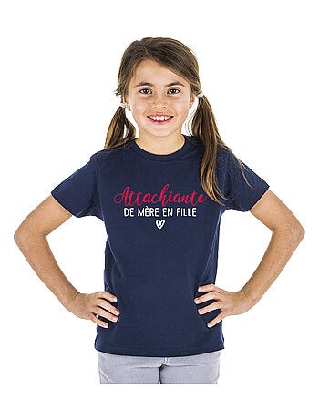 Tshirt Enfant ATTACHIANTE DE MÈRE EN FILLE