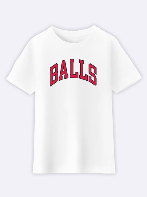 Tshirt Enfant BALLS - Kiabi