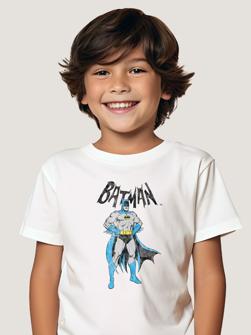Tshirt Enfant BATMAN GREY & BLUE Blanc - Kiabi