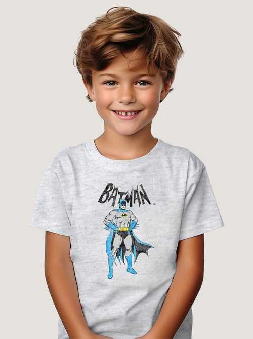 Tshirt Enfant BATMAN GREY & BLUE - Kiabi