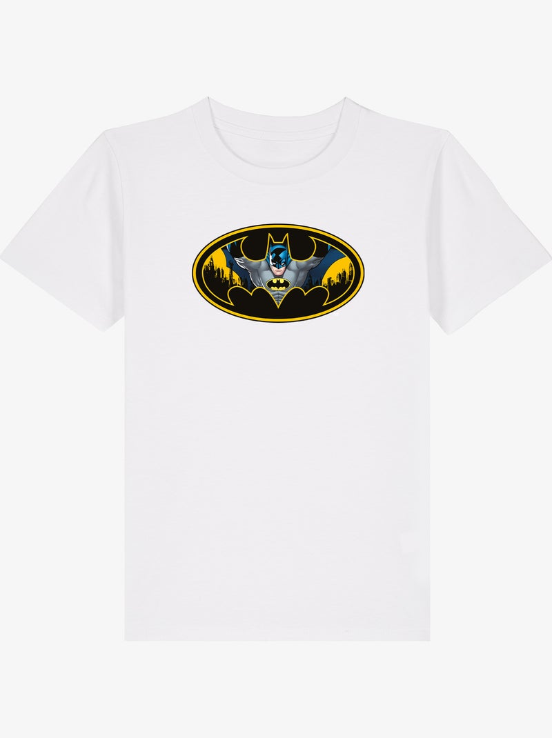 Tshirt Enfant BATMAN LOGO COULEUR Blanc - Kiabi