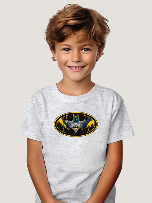 Tshirt Enfant BATMAN LOGO COULEUR - Kiabi