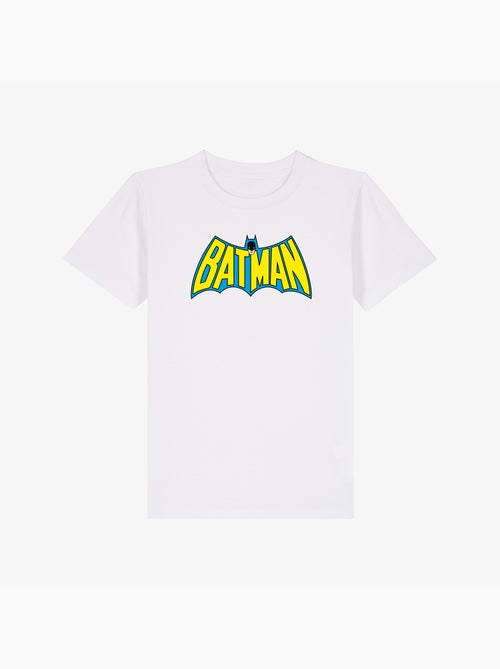 Tshirt Enfant BATMAN LOGO YELLOW BLUE - Kiabi