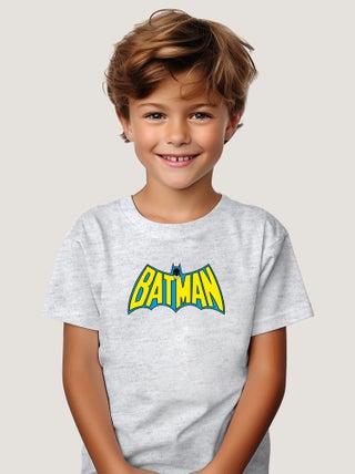 Tshirt Enfant BATMAN LOGO YELLOW BLUE