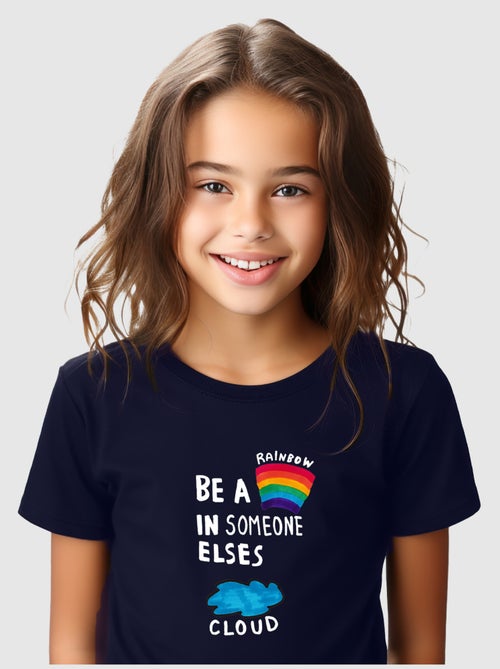Tshirt Enfant BE A RAINBOW - Kiabi