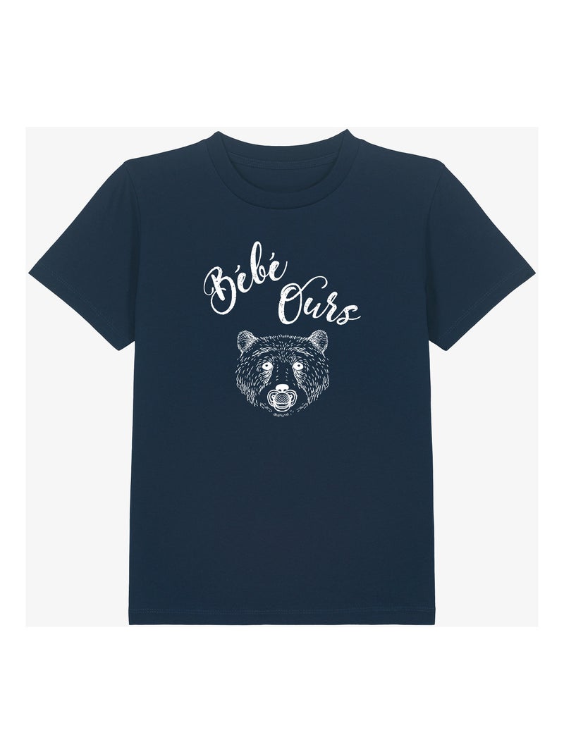 Tshirt Enfant BEBE OURS Bleu marine - Kiabi