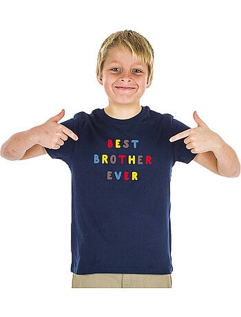 Tshirt Enfant BEST BROTHER EVER COLORÉ WAF