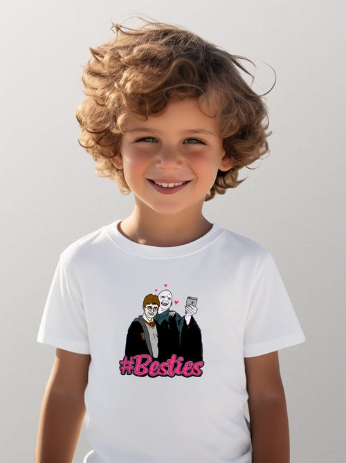 Tshirt Enfant BESTIES HARRY VOLDEMORT - Kiabi