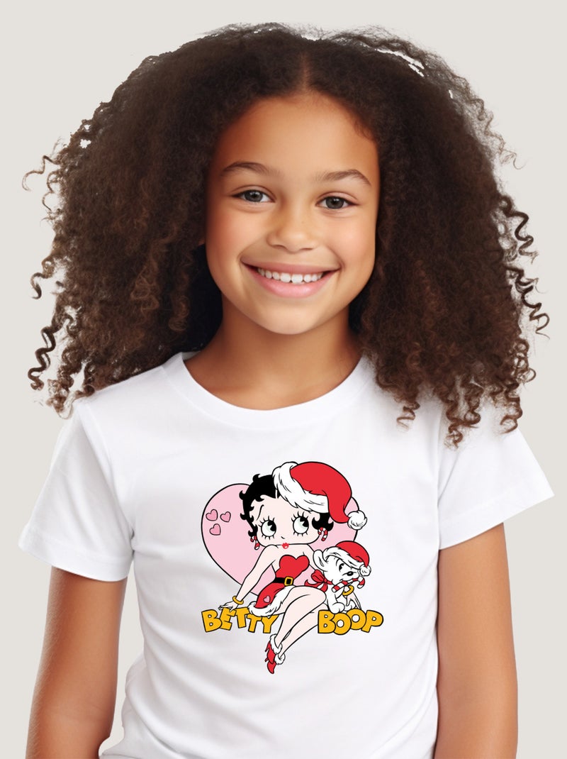 Tshirt Enfant BETTY BOOP 1 Blanc - Kiabi