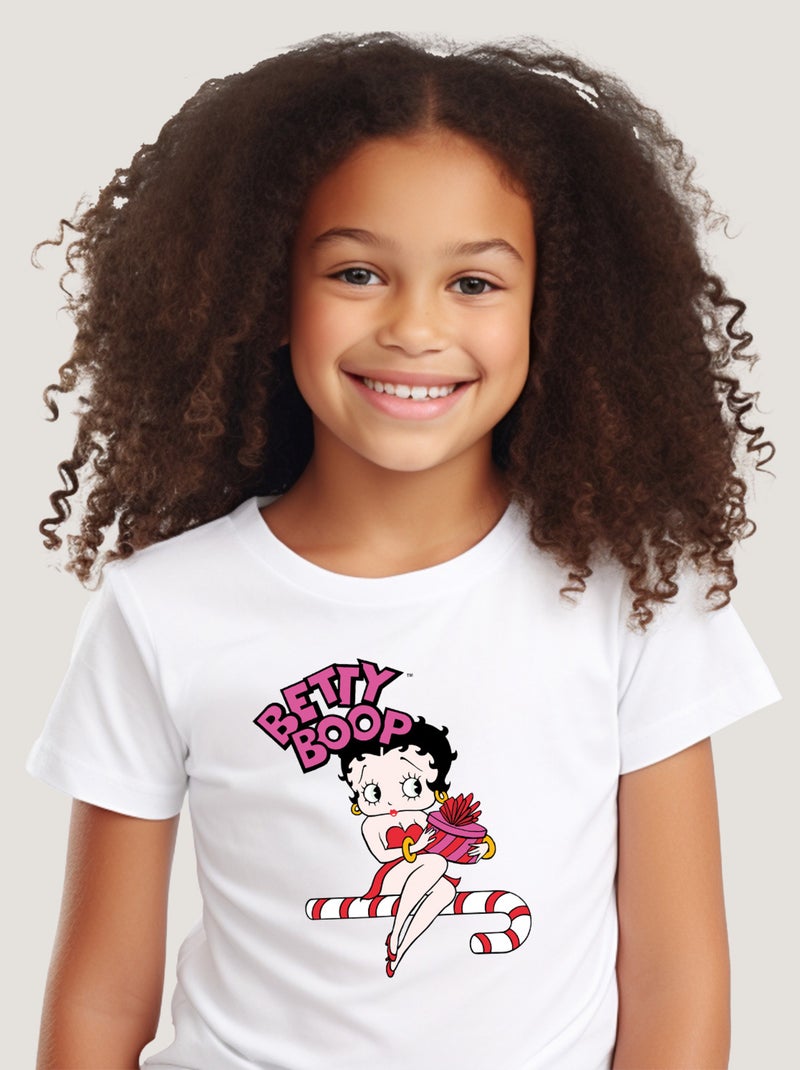 Tshirt Enfant BETTY BOOP 2 Blanc - Kiabi
