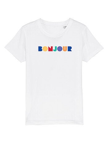 Tshirt Enfant BONJOUR COLORÉ