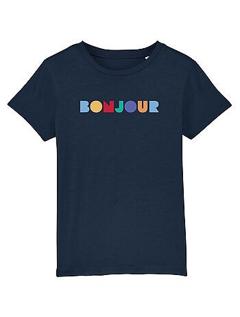 Tshirt Enfant BONJOUR COLORÉ