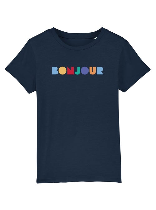 Tshirt Enfant BONJOUR COLORÉ - Kiabi