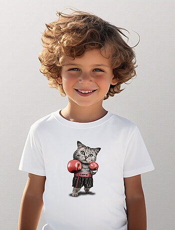 Tshirt Enfant BOXING CAT