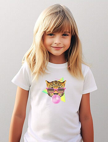 Tshirt enfant bubble gum leo