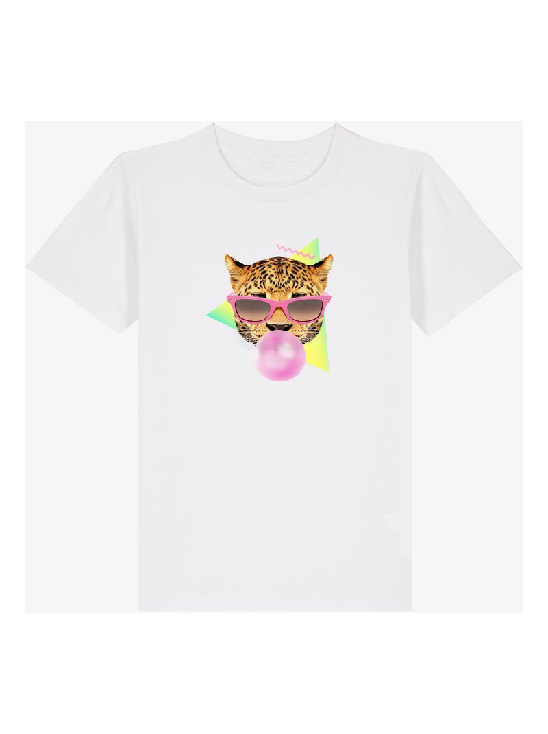 Tshirt Enfant BUBBLE GUM LEO Blanc - Kiabi