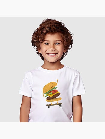 Tshirt Enfant BURGER WIPEOUT