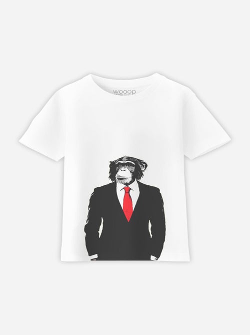 Tshirt Enfant BUSINESS MONKEY - Kiabi