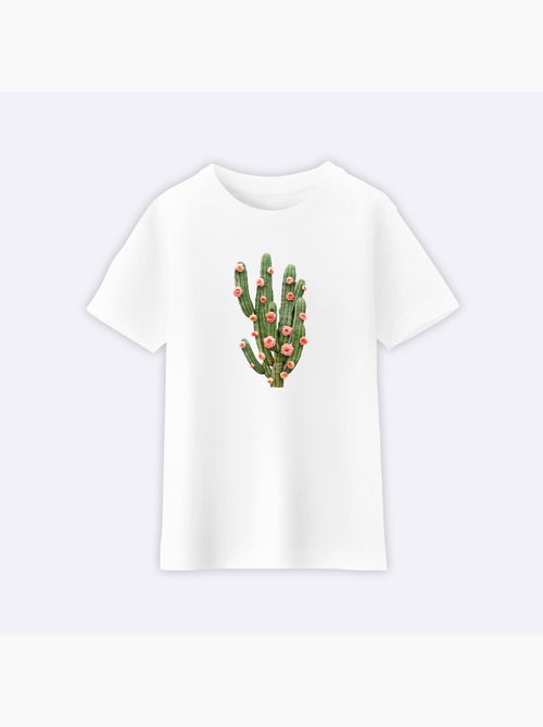 Tshirt Enfant CACTUS AND ROSES - Kiabi