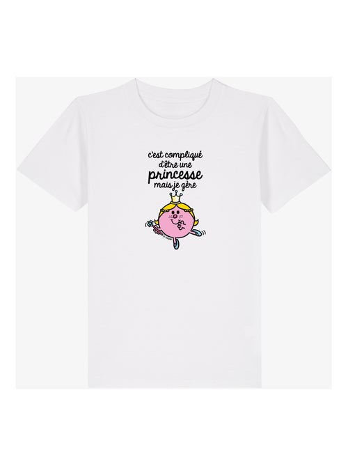 Tshirt Enfant C'EST COMPLIQUÉ D'ÊTRE UNE PRINCESSE - Kiabi