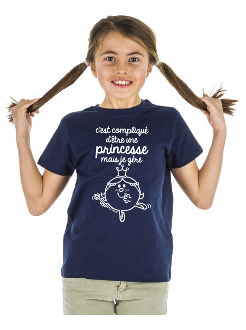 Tshirt Enfant C'EST COMPLIQUÉ D'ÊTRE UNE PRINCESSE - Kiabi