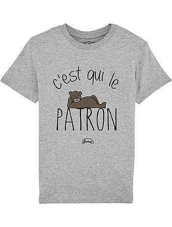 Tshirt Enfant C'EST QUI LE PATRON