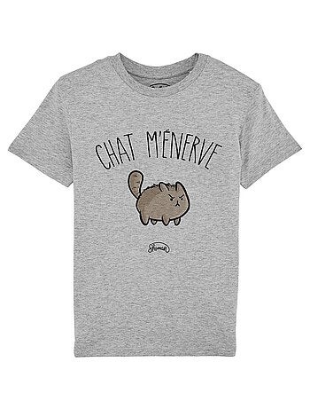 Tshirt Enfant CHAT M'ENERVE