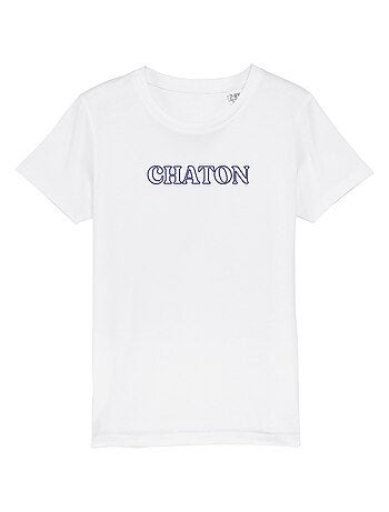 Tshirt Enfant CHATON BLEU