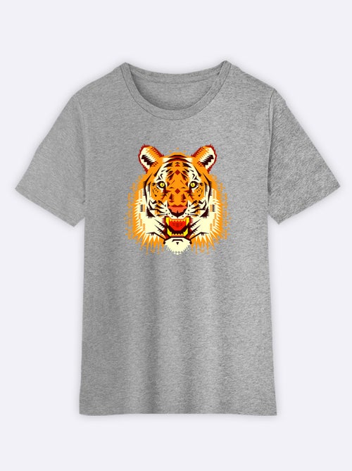 Tshirt Enfant CHOBOPOP GEOMETRIC TIGER - Kiabi