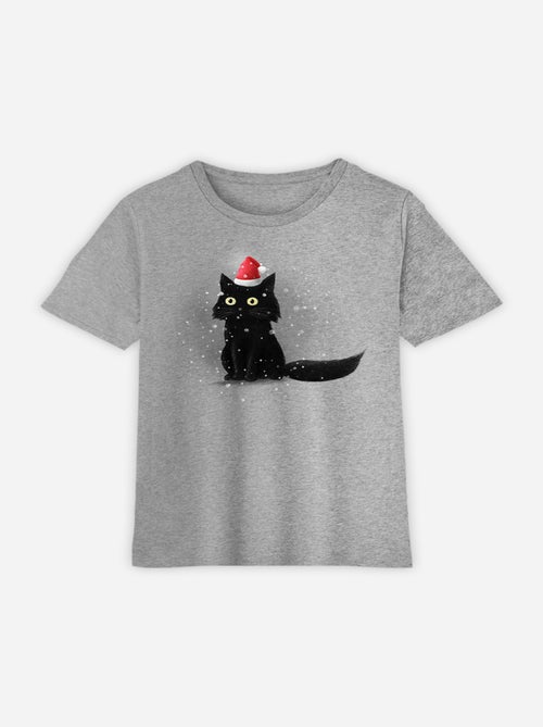 Tshirt Enfant CHRISTMAS CAT - Kiabi