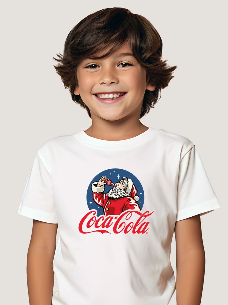 Tshirt Enfant COCA COLA 3 Blanc - Kiabi