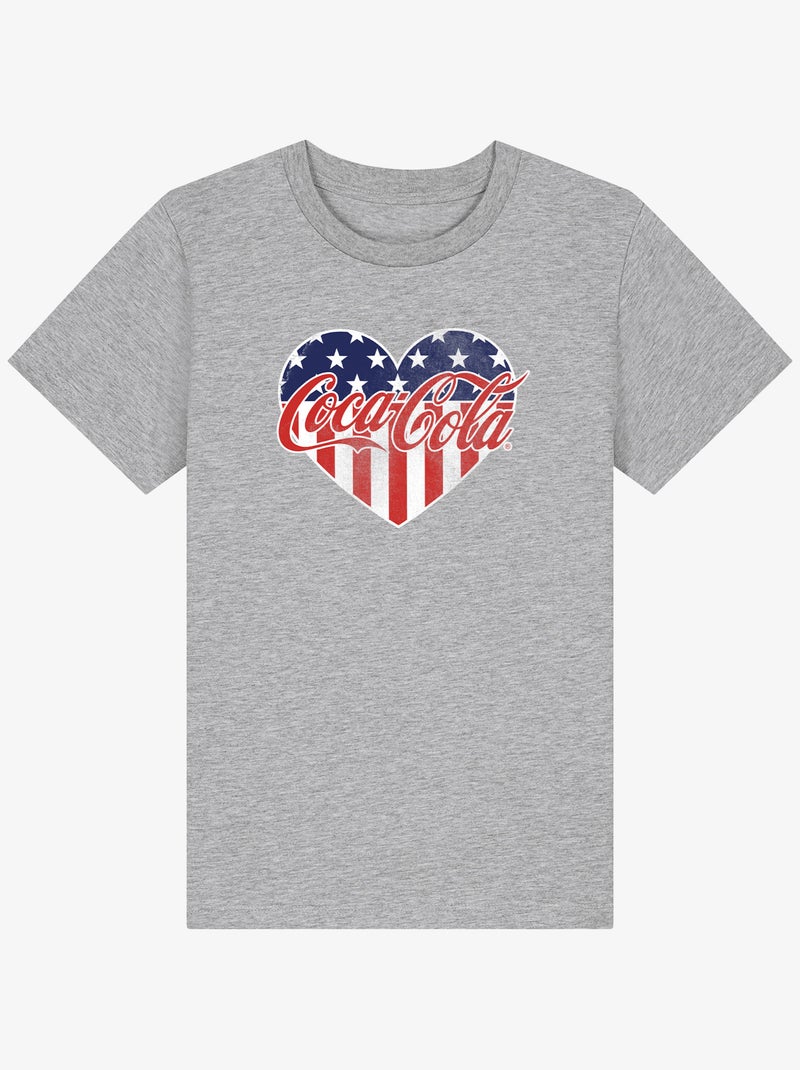 Tshirt Enfant COCA COLA 5 Gris chiné - Kiabi