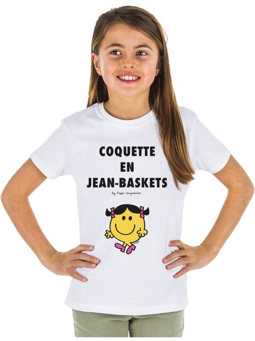 Tshirt Enfant COQUETTE EN JEAN BASKET 2 - Kiabi