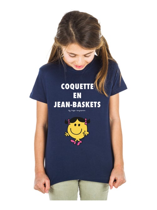 Tshirt Enfant COQUETTE EN JEAN BASKET 2 - Kiabi