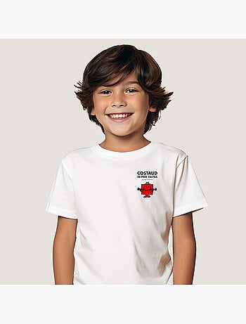 Tshirt Enfant COSTAUD DE PÈRE EN FILS CŒUR